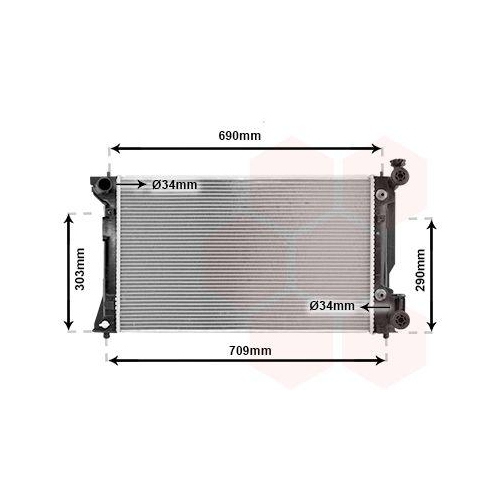 VAN WEZEL K&uuml;hler, Motork&uuml;hlung 53002293