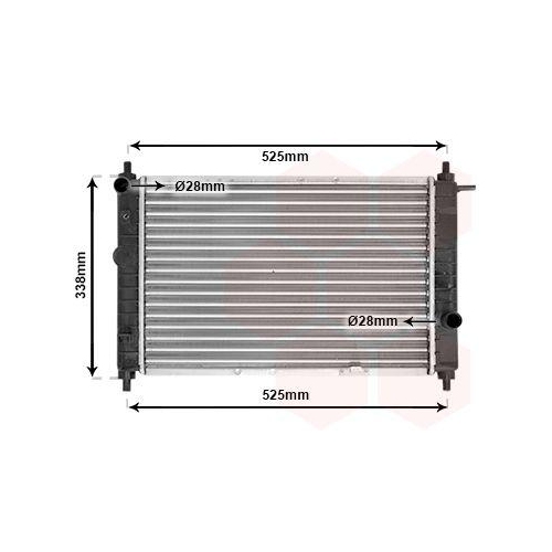 VAN WEZEL K&uuml;hler, Motork&uuml;hlung 81002007