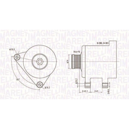 MAGNETI MARELLI Generator 063731553010