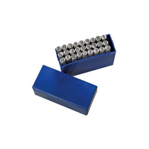 Schlagbuchstaben, 6 mm, 27-teilig SW Stahl 08803L