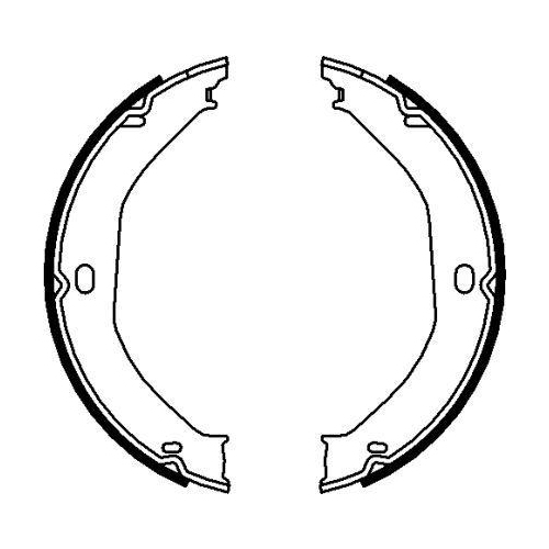 PAGID Bremsbackensatz, Feststellbremse H1721N