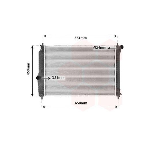VAN WEZEL K&uuml;hler, Motork&uuml;hlung 81002067