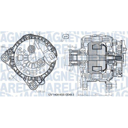 MAGNETI MARELLI Generator 063731576710