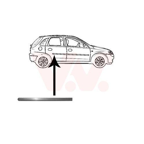 VAN WEZEL Zier-/Schutzleiste, T&uuml;r 3777426