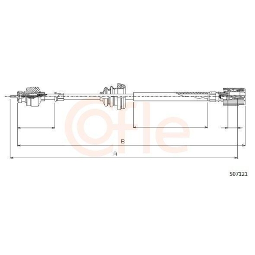 COFLE Tachowelle S07121
