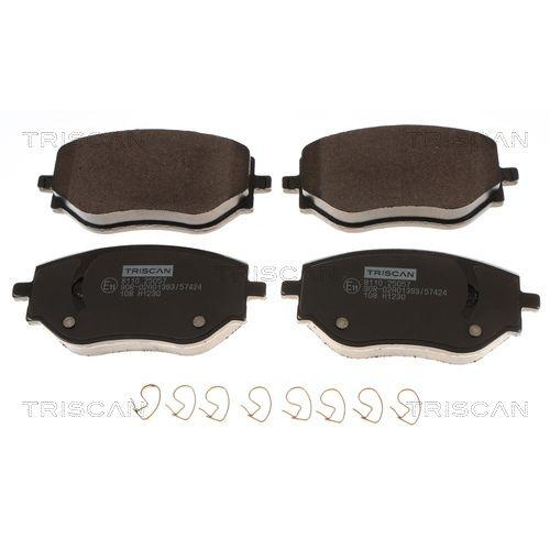 TRISCAN Bremsbelagsatz, Scheibenbremse 8110 25057
