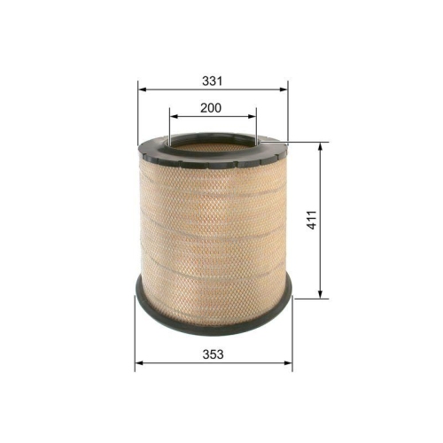 BOSCH Luftfilter F 026 400 034