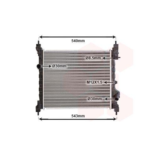 VAN WEZEL K&uuml;hler, Motork&uuml;hlung 81002141