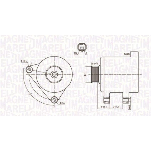 MAGNETI MARELLI Generator 063731674010