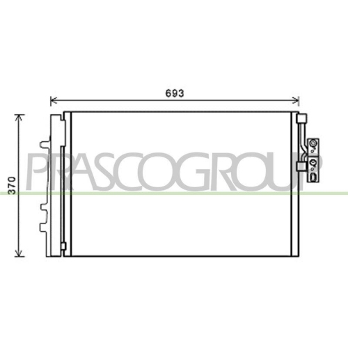 PRASCO Kondensator, Klimaanlage PrascoSelection BM804C003