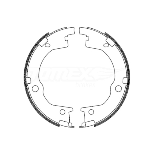 TOMEX Brakes Bremsbackensatz TX 22-55