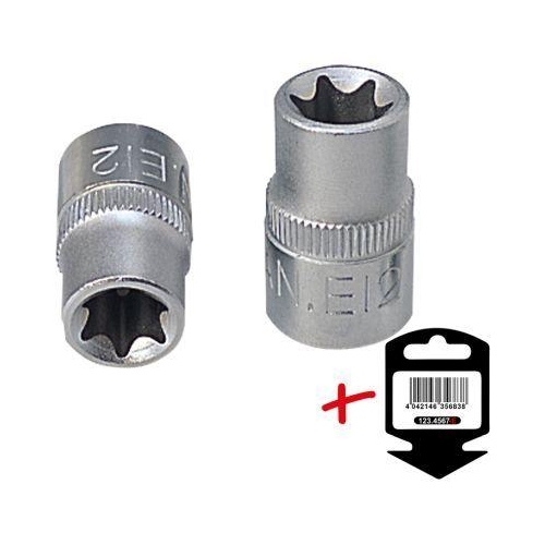 3/8 Zoll Torx-E-Stecknuss, E4 auf H&auml;nger KS TOOLS 911.4338-E
