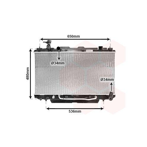 VAN WEZEL K&uuml;hler, Motork&uuml;hlung 53002301