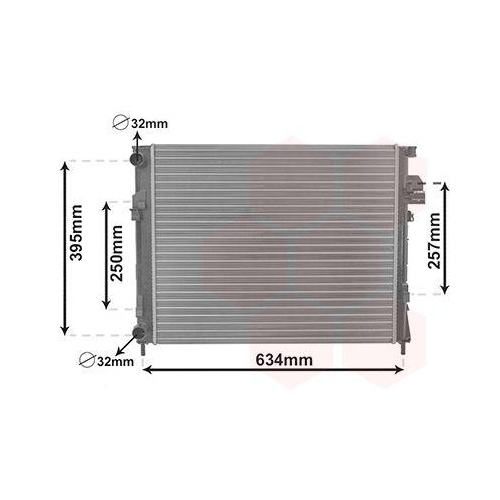 VAN WEZEL K&uuml;hler, Motork&uuml;hlung 43012303