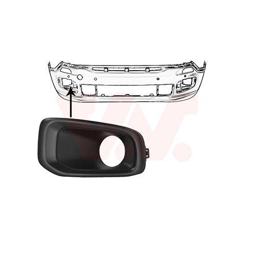 VAN WEZEL L&uuml;ftungsgitter, Sto&szlig;f&auml;nger 2126594