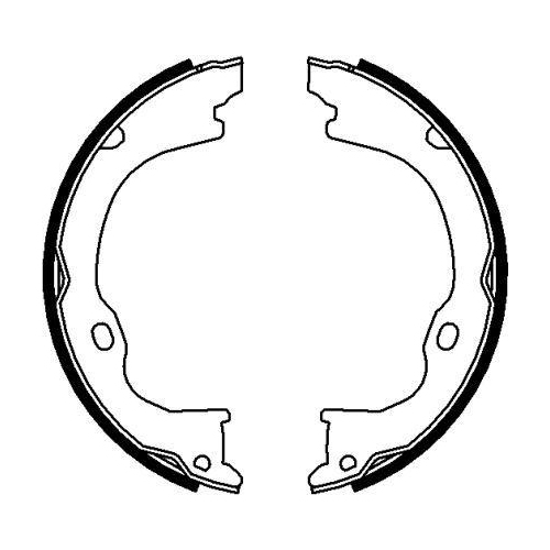 PAGID Bremsbackensatz, Feststellbremse H1739N