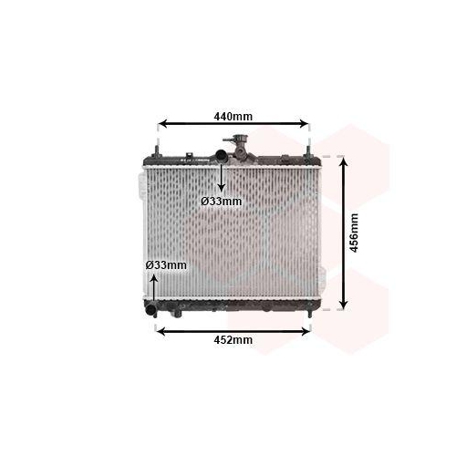 VAN WEZEL K&uuml;hler, Motork&uuml;hlung 82002101