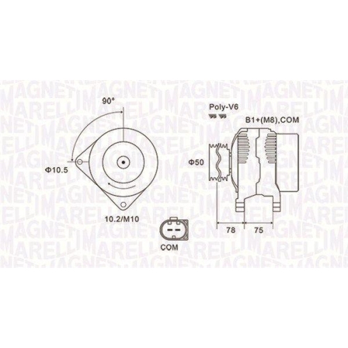MAGNETI MARELLI Generator 063731825010