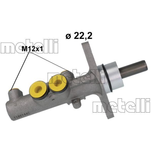 METELLI Hauptbremszylinder 05-1186