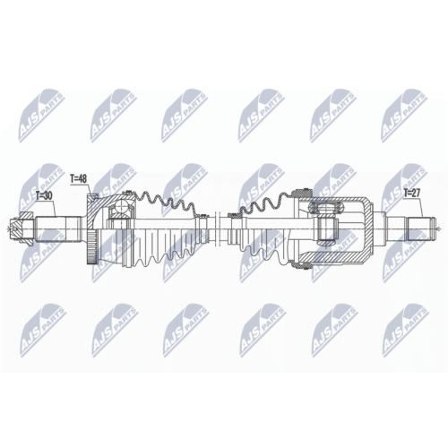 NTY Antriebswelle NPW-KA-400