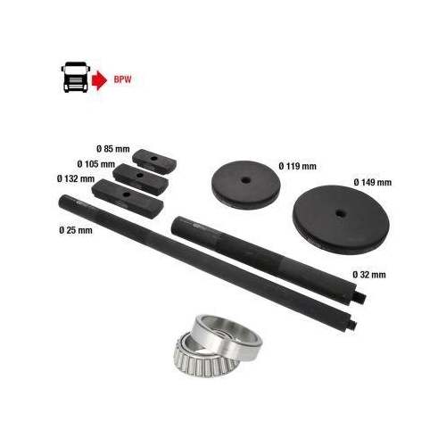 Radlager-Werkzeug-Satz f&uuml;r BPW, 7-tlg KS TOOLS 460.1300