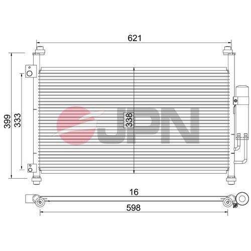 JPN Kondensator, Klimaanlage 60C9101-JPN