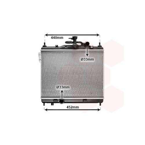 VAN WEZEL K&uuml;hler, Motork&uuml;hlung 82002103