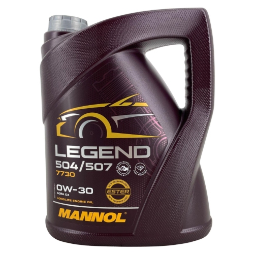 Motor&ouml;l Motoren&ouml;l Mannol Legend 504/507 0W-30 5 Liter Kanister MN7730-5