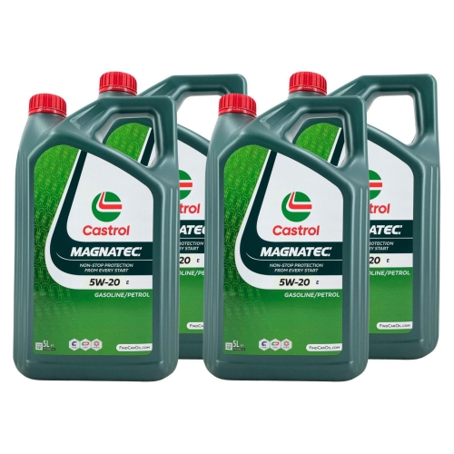 Castrol 5W-20E Motor&ouml;l Magnatec Stop Start 5W20E API SN ILSAC GF-5 Ford 20 Liter
