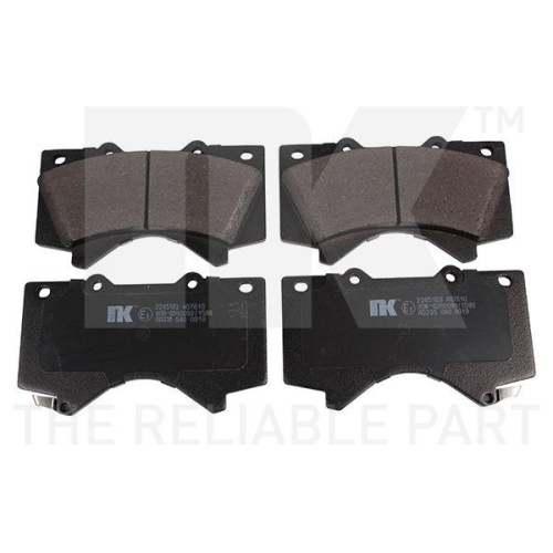 NK Bremsbelagsatz, Scheibenbremse 2245103