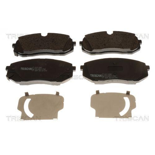 TRISCAN Bremsbelagsatz, Scheibenbremse 8110 43081
