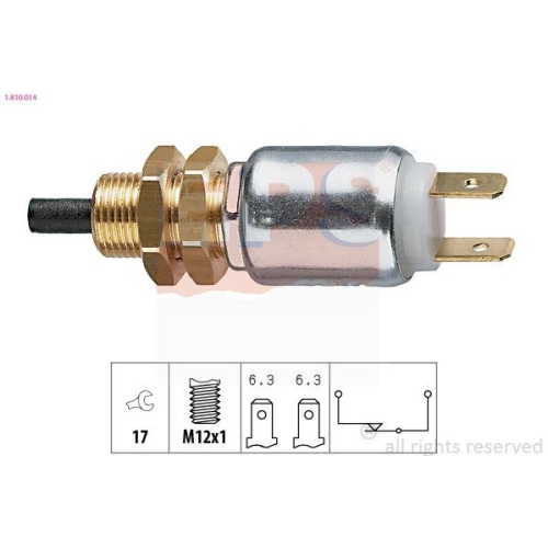 EPS Bremslichtschalter Made in Italy - OE Equivalent 1.810.014