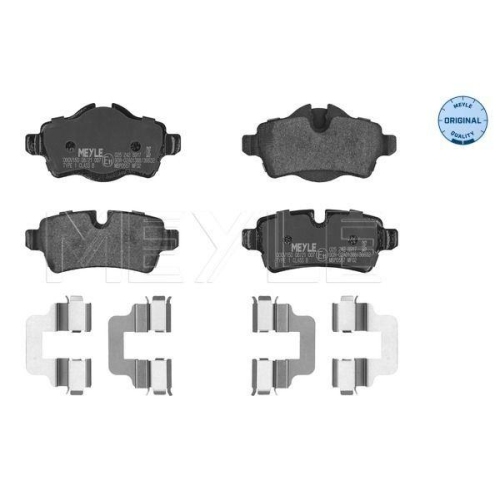 MEYLE Bremsbelagsatz, Scheibenbremse MEYLE-ORIGINAL: True to OE. 025 242 8917