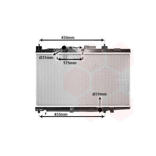 VAN WEZEL K&uuml;hler, Motork&uuml;hlung 53002318