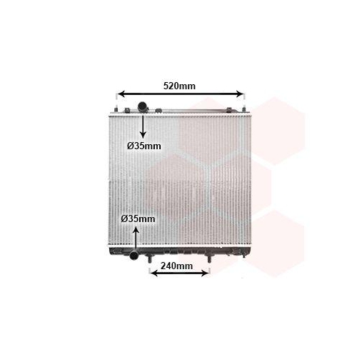VAN WEZEL K&uuml;hler, Motork&uuml;hlung 82002162
