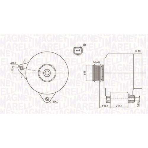 MAGNETI MARELLI Generator 063731914010