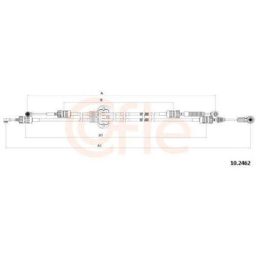 COFLE Seilzug, Schaltgetriebe 10.2462