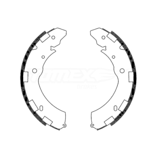 TOMEX Brakes Bremsbackensatz TX 22-37