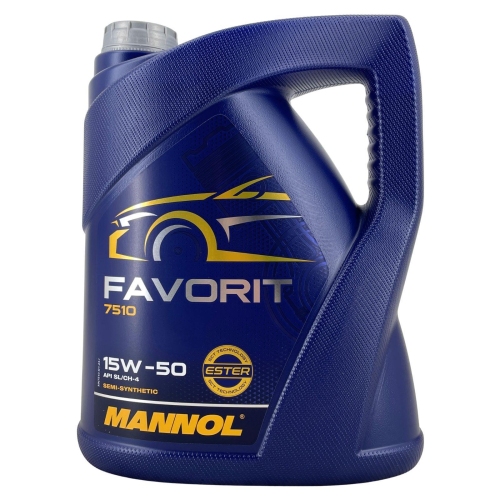 Motor&ouml;l Motoren&ouml;l Mannol Favorit 15W-50 - 5 Liter Kanister MN7510-5