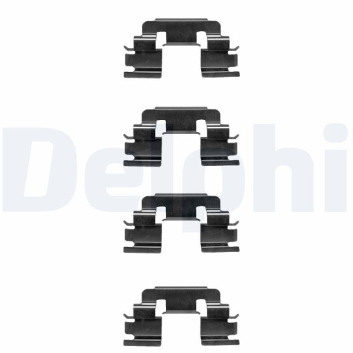 DELPHI Zubeh&ouml;rsatz, Scheibenbremsbelag LX0381