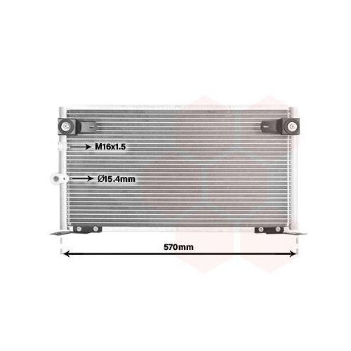 VAN WEZEL Kondensator, Klimaanlage 53005585