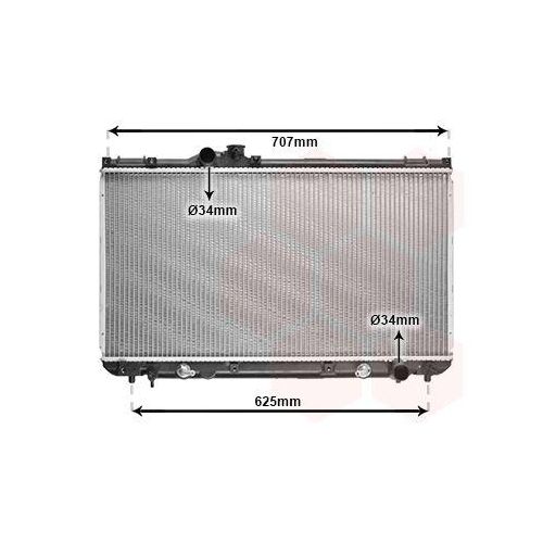 VAN WEZEL K&uuml;hler, Motork&uuml;hlung 53002322