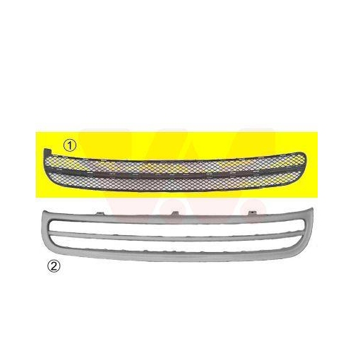 VAN WEZEL L&uuml;ftungsgitter, Sto&szlig;f&auml;nger 5803490