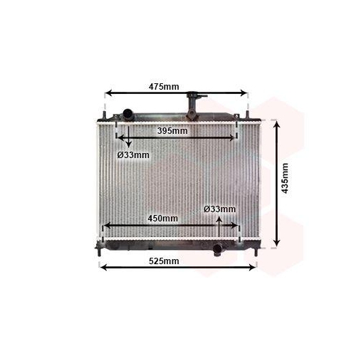 VAN WEZEL K&uuml;hler, Motork&uuml;hlung 82002170