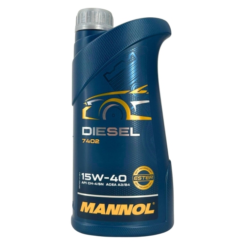 Motor&ouml;l Motoren&ouml;l Mannol Diesel 15W-40 1 Liter Flasche MN7402-1