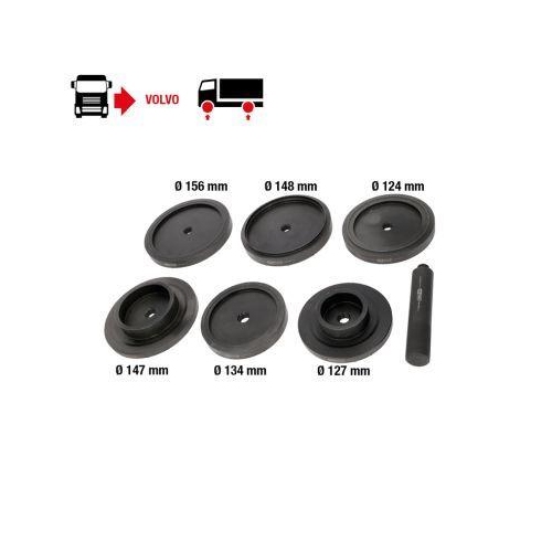 Dichtringmontage-Werkzeug-Satz f&uuml;r Volvo, 7-tlg KS TOOLS 460.4050