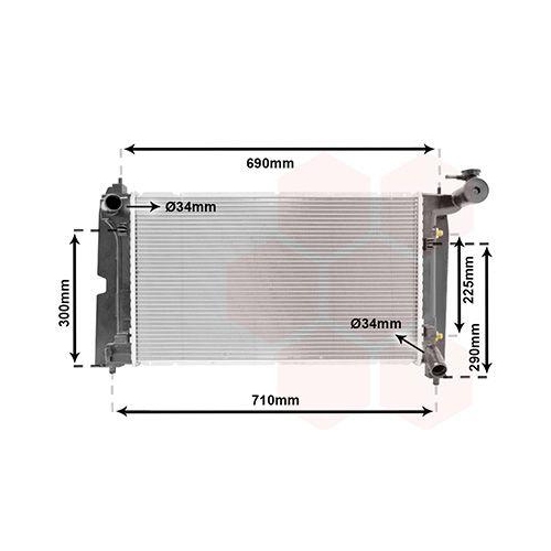 VAN WEZEL K&uuml;hler, Motork&uuml;hlung 53002323
