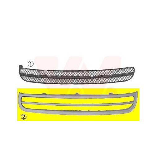 VAN WEZEL L&uuml;ftungsgitter, Sto&szlig;f&auml;nger 5803590