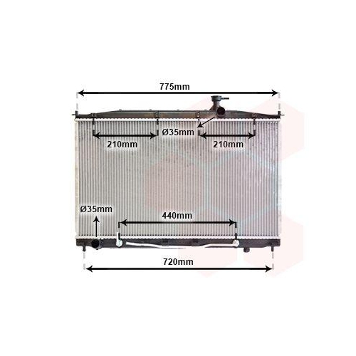VAN WEZEL K&uuml;hler, Motork&uuml;hlung 82002174
