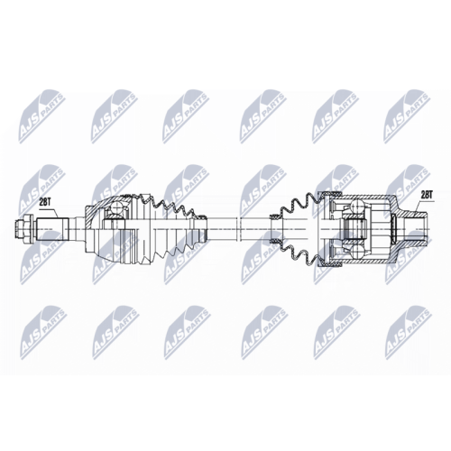 NTY Antriebswelle NPW-MZ-051